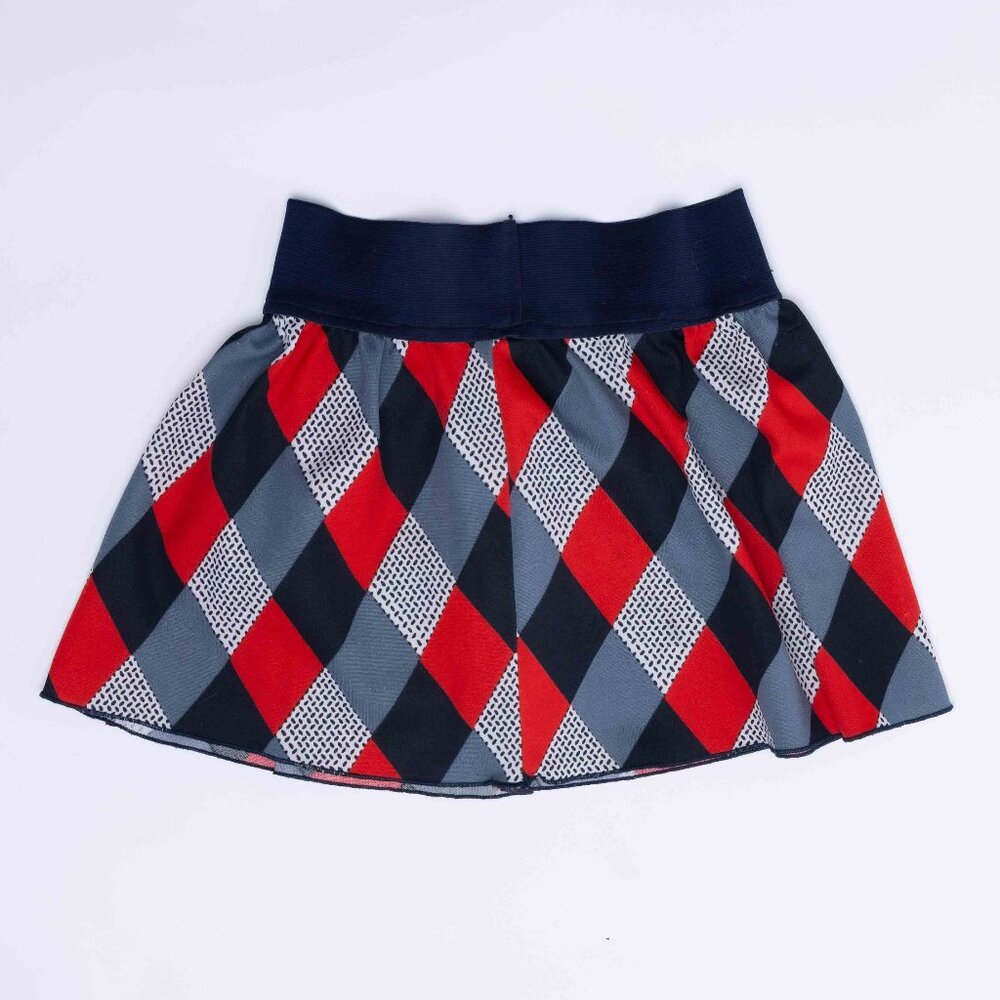 Vintage 1970's Miniskirt with geometric pattern